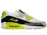 333888-018 Nike Air Max 90 Premium Strat Grey/White-Black-Cyber