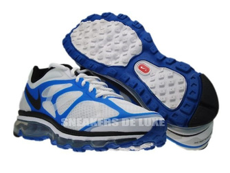 487982-104 Nike Air Max+ 2012 White/Black-Blue Spark