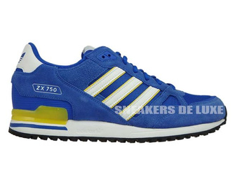 BY9272 adidas ZX 750 Blue/Ftwwht/Eqtyel 