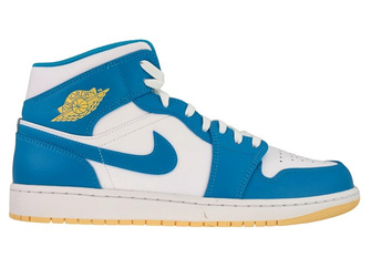 Nike Air Jordan 1 Mid DQ8426-400 Aquatone/Celestial Gold-White
