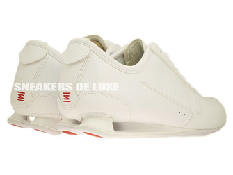 316317-145 Nike Shox Rivalry White/White-Challenge Red