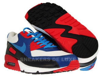 Nike Air Max 90 ID White/Laser Blue-Atom Red 352641-141