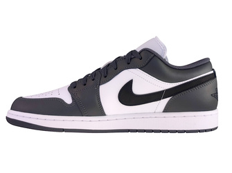 Nike Air Jordan 1 Low 553558-152 White/Black-Iron Grey