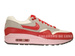 555284-103 Nike Air Max 1 Vintage Sail/Hyper Red-Street Grey-Iced Carmine