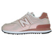 New Balance WL574KSE Sheen Conch Shell with Dark Oxide