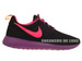 599729-007 Nike Rosherun Black/PInk Power-Bold Berry-Total Orange