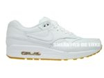 705007-111 Nike Air Max 1 Leather PA White/White-Gum Light Brown