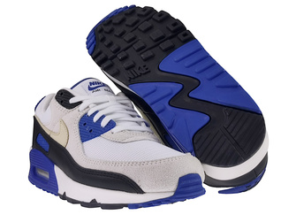 Nike Air Max 90 PRM HF3449-100 White/Khaki-Racer Blue-Black
