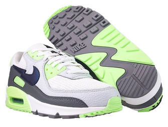 Nike Air Max 90 DJ6897-100 White/Aquamarine-Lime Glow