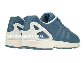 B34493 adidas ZX Flux St Stonewash Blue / Ftwr White / Ftwr White 