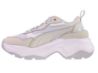 Puma Cilia Wedge 393915 10 Silver Mist-Feather Gray-White
