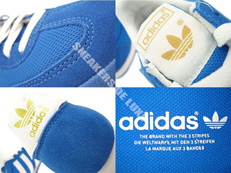 G50922 adidas Dragon Bluebird / Metallic Gold / White