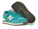 WL574PGW New Balance 574 Pennant Pack Green / White