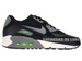 307793-085 Nike Air Max 90 Black/Cool Grey-Flash Lime-White 