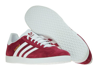 adidas Gazelle B41645 Collegiate Burgundy/Ftwr White/Gold Met.