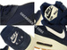 555766-404 Nike Air Max 1 Midnight Navy / Sail - Black