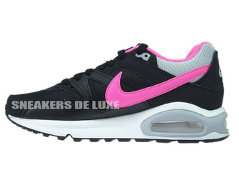 407626-065 Nike Air Max Command Black/Pink Pow-Wolf Grey-White