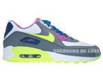 345017-119 Nike Air Max 90 White/Volt Ice-Green Abyss-Clear Grey