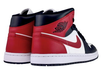 Nike Air Jordan 1 Mid BQ6472-160 Sail/Gym Red-Off Noir-White