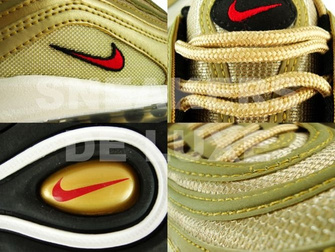 Nike Air Max 97 Metallic Gold/Varsity Red/White/Black 312641-700