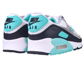 Nike Air Max 90 CD0881-100 White/Particle Grey-Hyper Turq