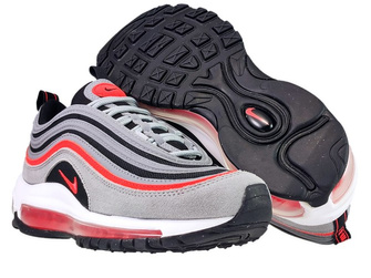 Nike Air Max 97 921522-025 Wolf Grey/Radiant Red-Black