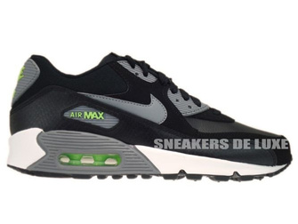 307793-085 Nike Air Max 90 Black/Cool Grey-Flash Lime-White 