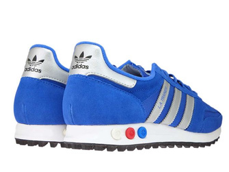 CQ2279 adidas LA Trainer Hi-Res Blue/Metallic Silver