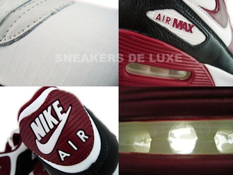 Nike Air Max 90 Premium White-White-Team Red-Black 333888-101