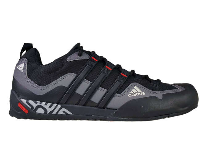 adidas Terrex Swift Solo FX9323 Grey Six Core Black Scarlet