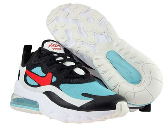 Nike Air Max 270 React DA4288-001 Black/Chile Red-Bleached Aqua