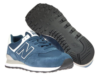 New Balance ML574ESM Sea Smoke with White