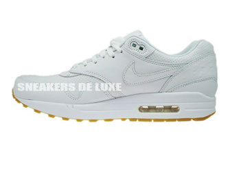 705007-111 Nike Air Max 1 Leather PA White/White-Gum Light Brown