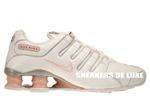 415245-116 Nike Shox NZ White/White-Storm Pink-Metallic Silver