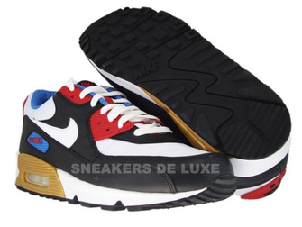 Nike Air Max 90 Premium LE Black/White/Varsity Red/Varsity Blue 333888-012
