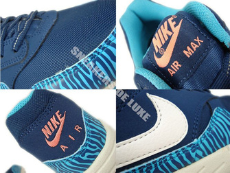 555766-402 Nike Air Max 1 Brave Blue/Summit White-Black-Summit White