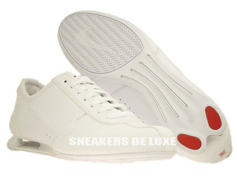 316317-145 Nike Shox Rivalry White/White-Challenge Red