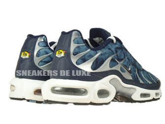 604133-449 Nike Air Max Plus TN 1 Blue Shadow/Midnight Navy-Metallic Silver