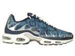 604133-449 Nike Air Max Plus TN 1 Blue Shadow/Midnight Navy-Metallic Silver