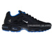 605112-028 Nike Air Max Plus TN 1 Black/Metallic Silver- Soar-White