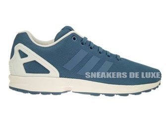 B34493 adidas ZX Flux St Stonewash Blue / Ftwr White / Ftwr White 