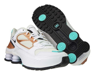 Nike Shox Enigma BQ09001-100 White/Black-Spruce Aura