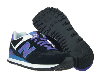 WL574MOX New Balance Black / Purple