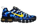 336155-471 Nike Tuned X 10 Skyfade Blue Spark/Tour Yellow-Black