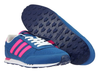 B74492 adidas City Racer W Core Blue/Shock Pink/Mystery Blue