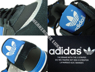 M18261 Adidas ZX 750 Black / Bluebird / Running White