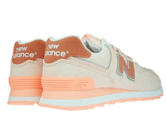 New Balance WL574SWA Pink with Diva Pink & White