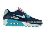 345017-400 Nike Air Max 90 Brave Blue/Teal Tint-Gamma Blue-Pink Flash
