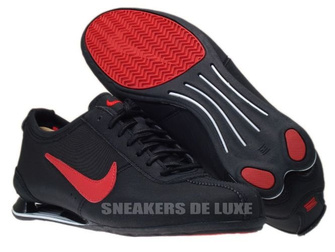 316800-060 Nike Shox Rivalry Black/Challenge Red-Black