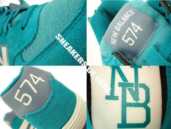 WL574PGW New Balance 574 Pennant Pack Green / White